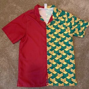 Giyu Tomioka Button Up Shirt